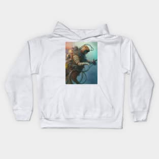 Water Bear Goes to Space Kids Hoodie